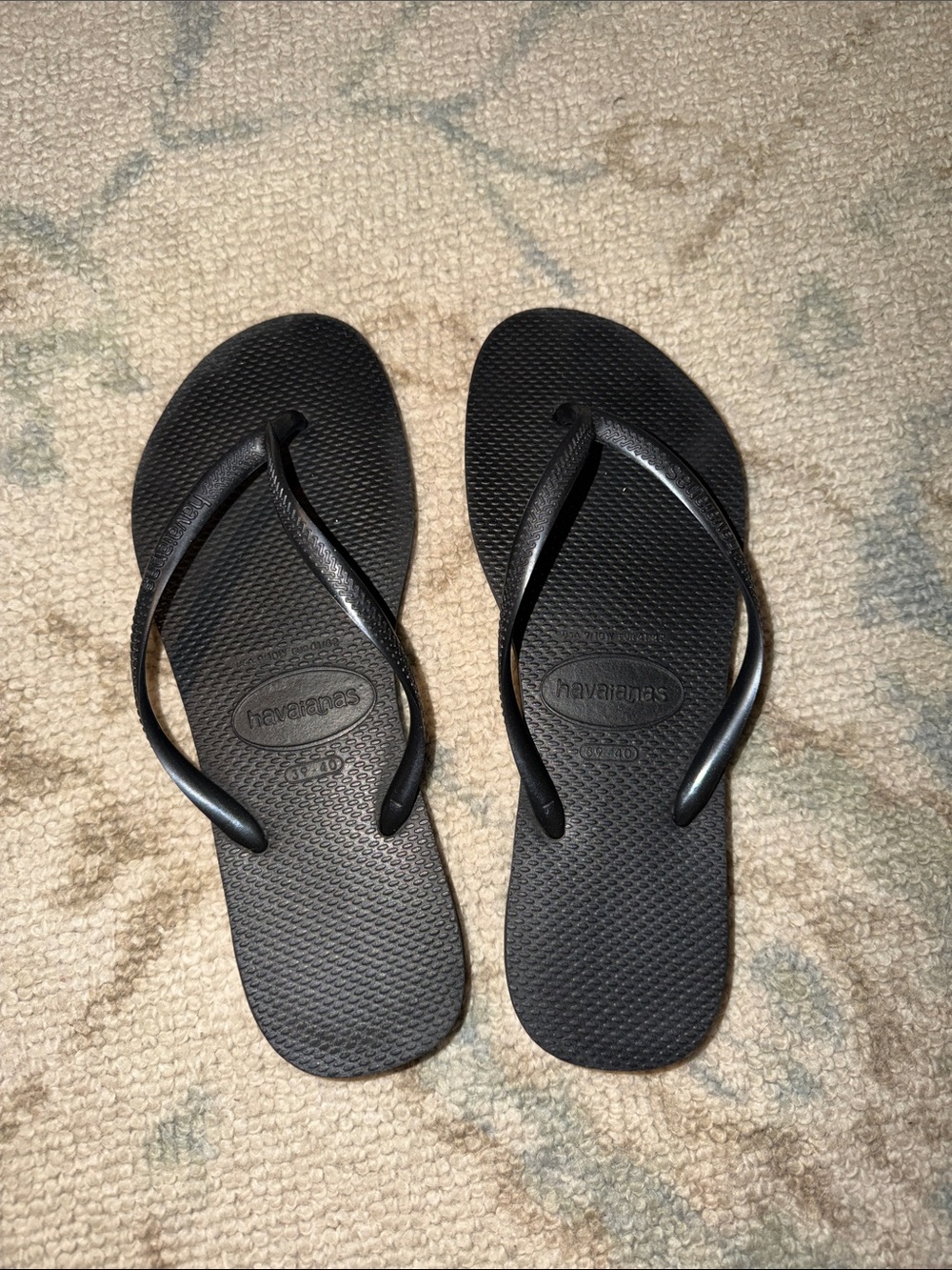 Havaianas Women’s Black Classic Flip Sandals